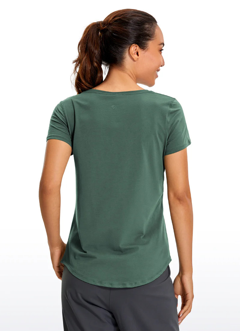 חולצת אימון Pima Cotton – ירוק 🇮🇱 מבצע
