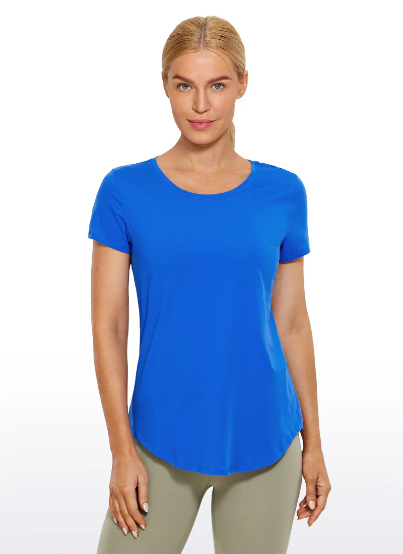 חולצת אימון Pima Cotton – כחול רויאל 🇮🇱 מבצע